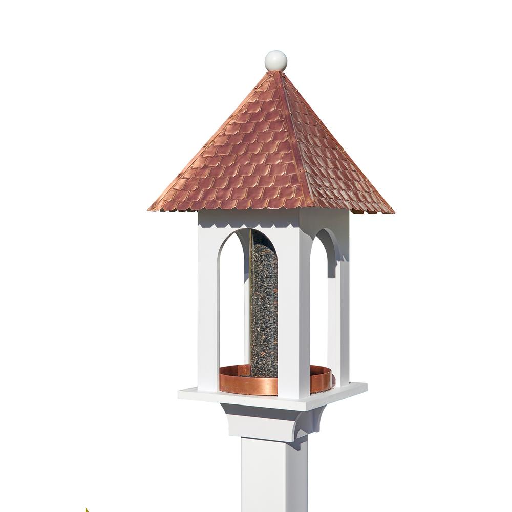 Lazy Hill Farm Designs Extra-Large Seed Capacity Bird Feeder with Pure Copper... by Lazy Hill Farm Designs