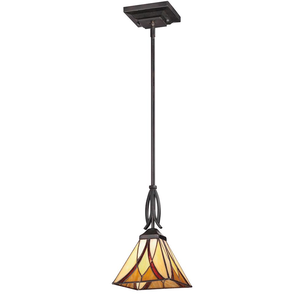 Quoizel Asheville 1-Light Valiant Bronze Mini Pendant-TFAS1507VA - The ...