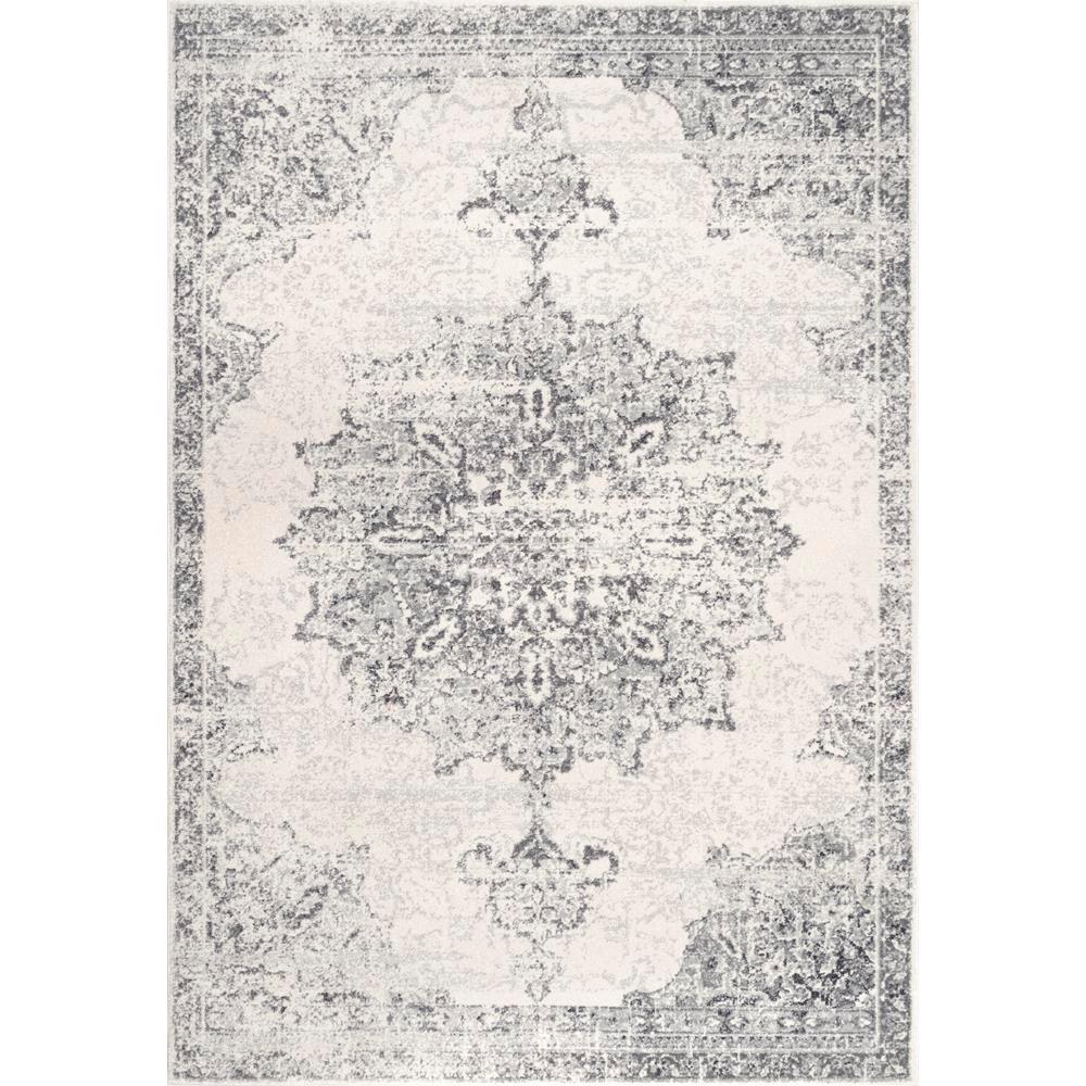 Nuloom Sunny Wildflower Medallion Grey 5 Ft X 7 Area Rug Nuloom Sunny Wildflower Medallion Grey 5 Ft X 7 Area Rug