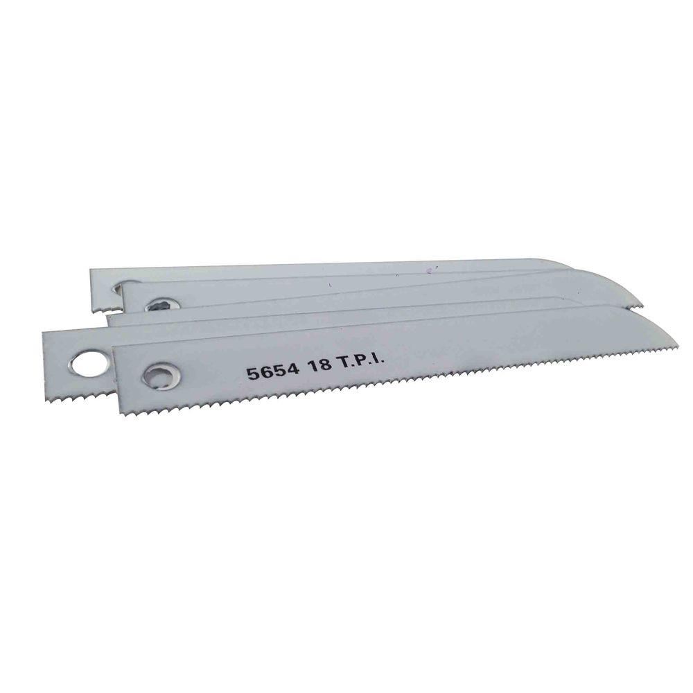 BLUMOL 4 in. x 1/2 in. x 0.025 in. 18 tpi BiMetal Air Saw Blade (5