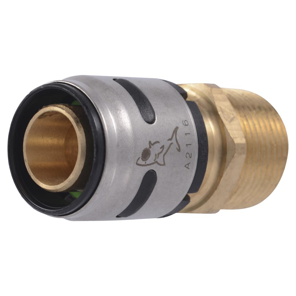 Sharkbite 3 4 In Push To Connect Evopex X Mip Brass Adapter Fitting