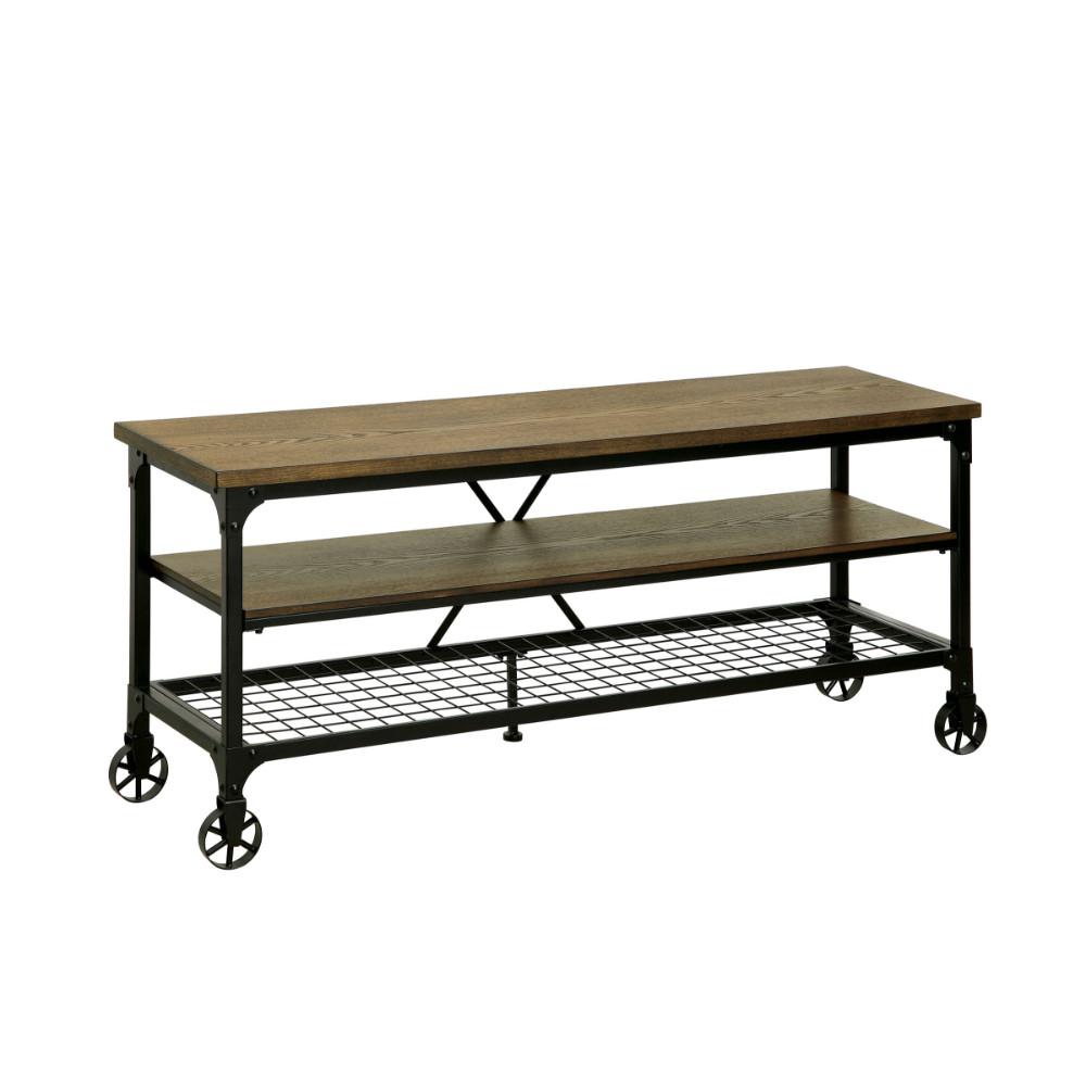Benzara Brown Style 54 In Tv Stand And Entertainment Benzara Brown Style 54 In Tv Stand And Entertainment Center Of Wood Metal