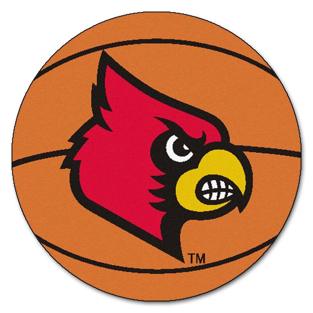 FANMATS NCAA University of Louisville Orange 2 ft. 3 in. x 2 ft. 3 in