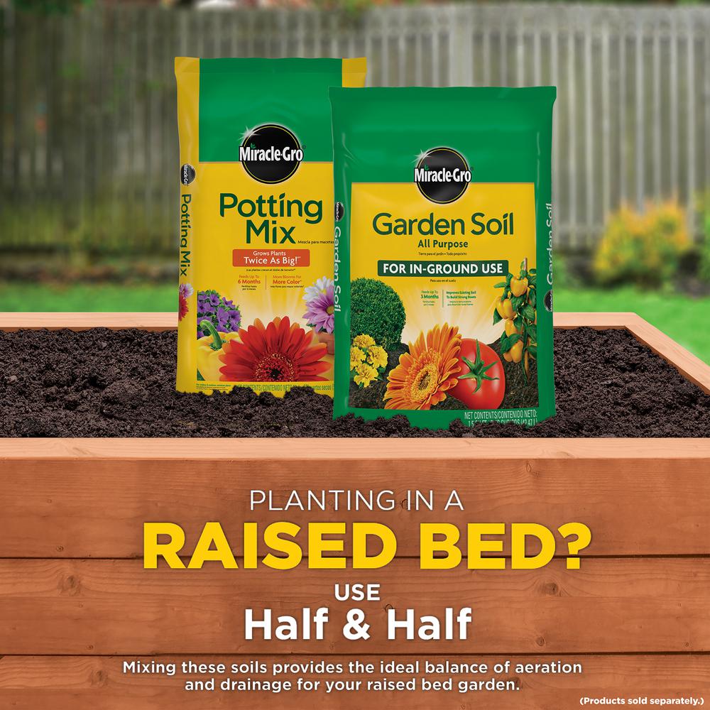 Miracle Gro 1 5 Cu Ft All Purpose Garden Soil The Home Depot