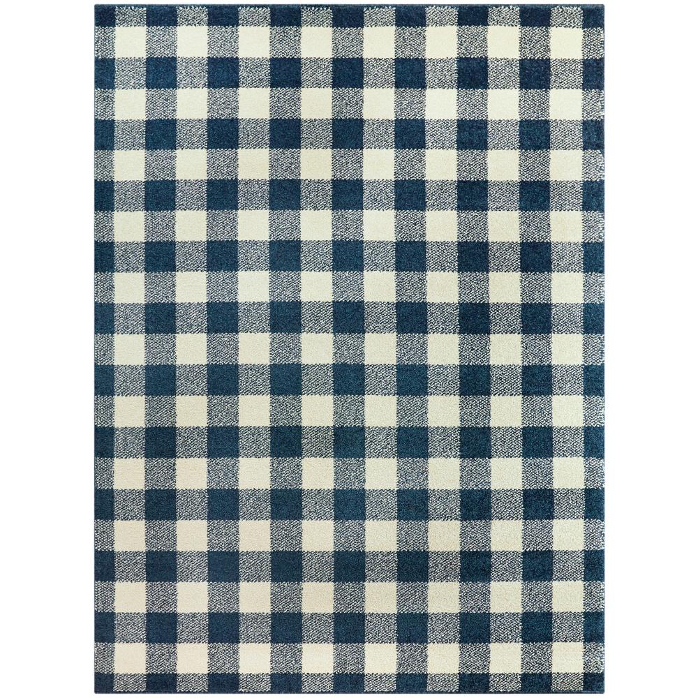 Stylewell Annebelle Navy Cream 5 Ft X 7 Buffalo Check Area Rug 3005938 The Home Depot - Red And White Buffalo Check Kitchen Rug Stylewell Annebelle Navy Cream 5 Ft X 7 Buffalo Check Area Rug 3005938 The Home Depot - Red And White Buffalo Check Kitchen Rug
