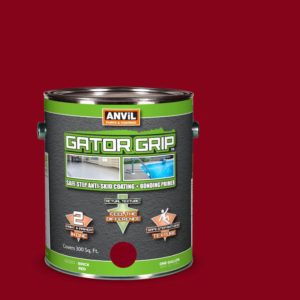 Brick Red Concrete Porch Patio Paint Exterior The Home Brick Red Anti Skid Coating And Bonding Primer