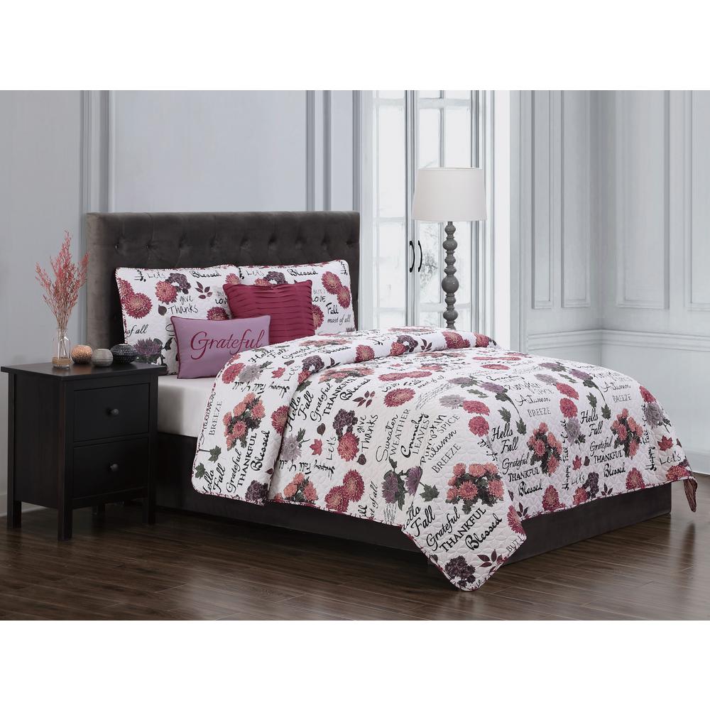 mazedaze 5 piece blue ivory king quilt set mzd5qtkingghbi the home depot the home depot