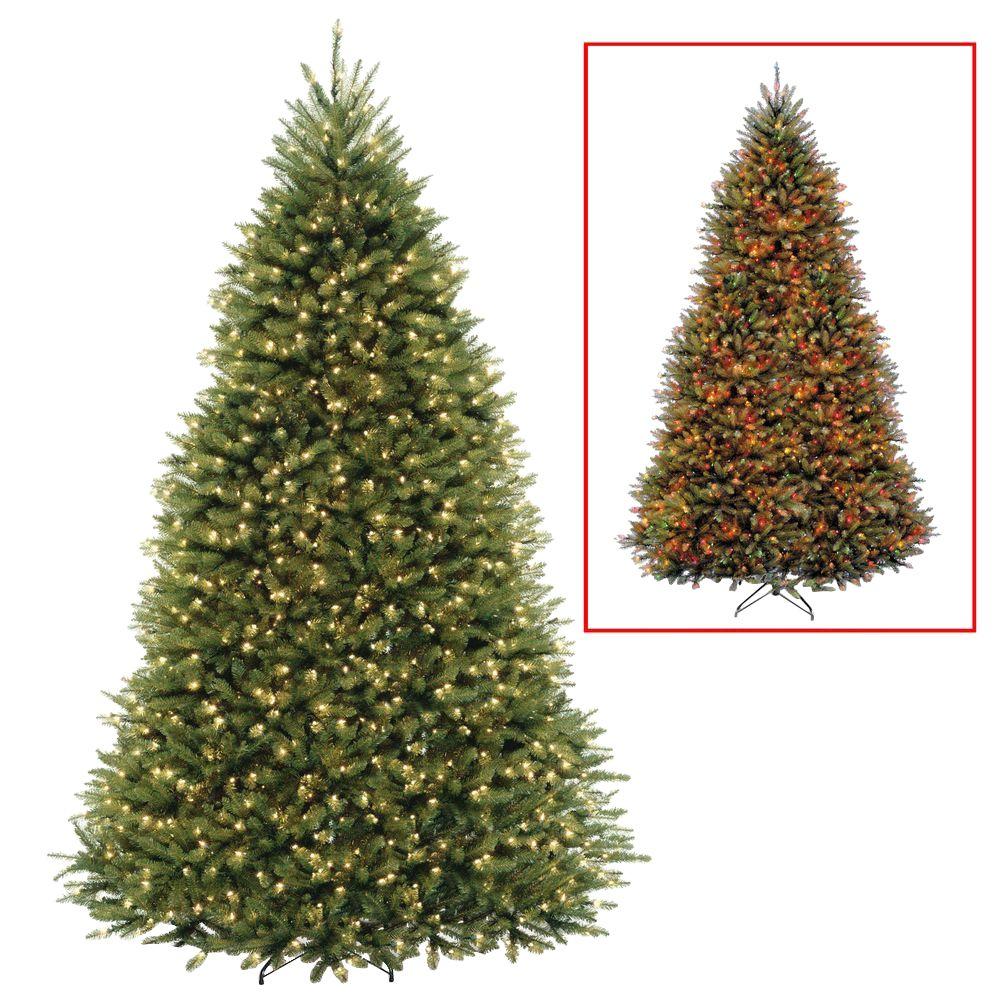 National Tree Company 10 Ft Dunhill Fir Artificial Christmas National Tree Company 10 Ft Dunhill Fir Artificial Christmas With Dual Color Led Lights