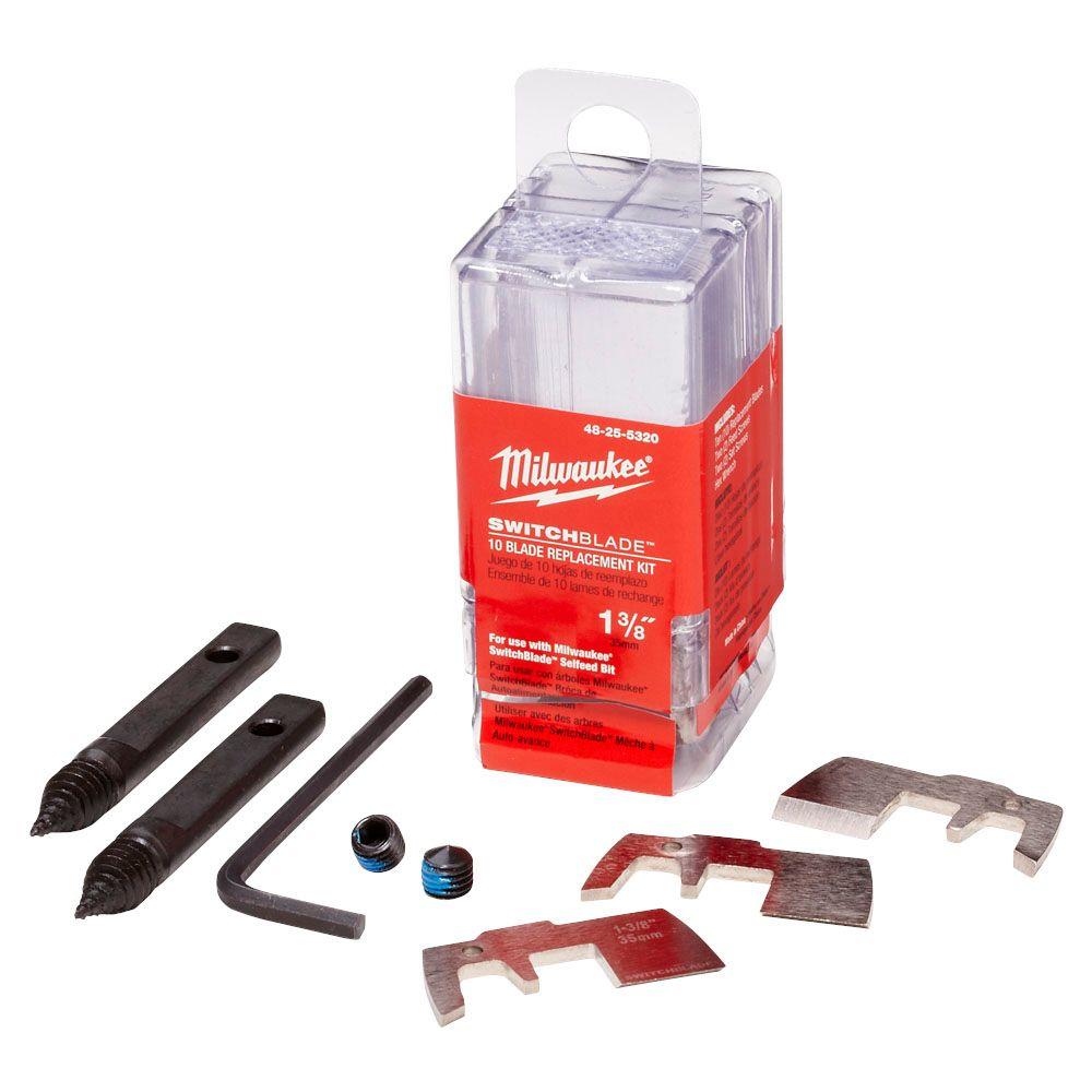 Milwaukee 1-3/8 inch Switchblade 10-Blade Replacement Kit by Milwaukee