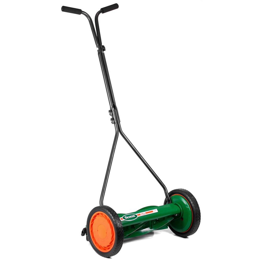 Scotts Scott s 16 In Manual Walk Behind Push Reel Lawn Mower 415 16S 