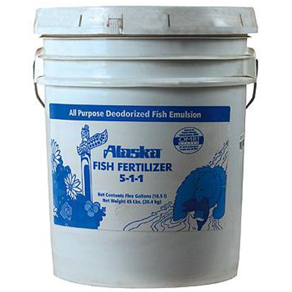 Alaska 640 oz. 5-1-1 Fish Emulsion Fertilizer by Alaska
