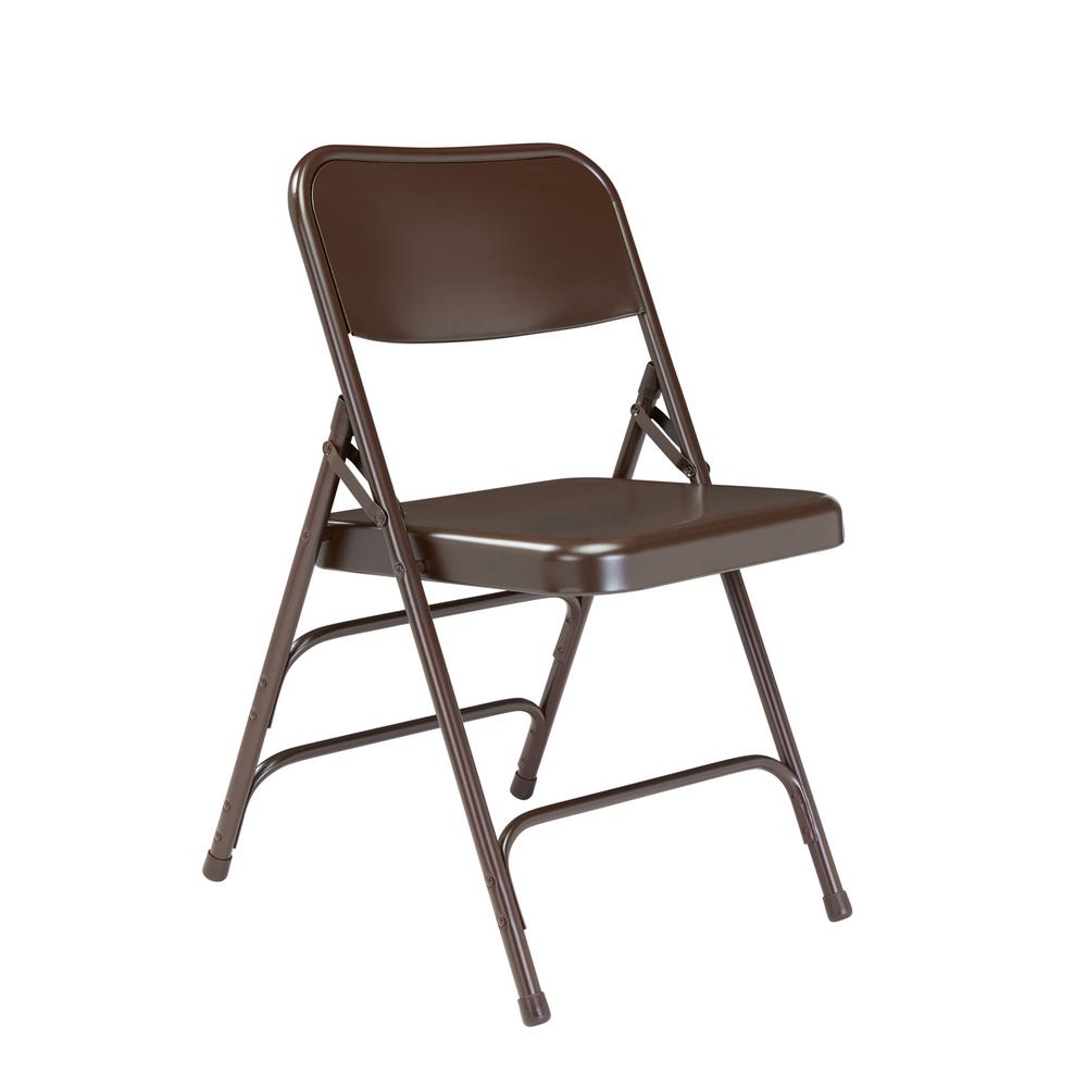 Brown National Public Seating Folding Chairs 303 64 1000 