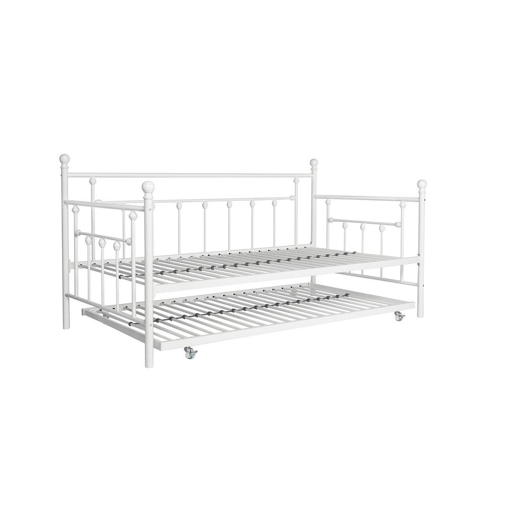 DHP Mia White Twin Daybed and Trundle SetDE23347 The Home Depot