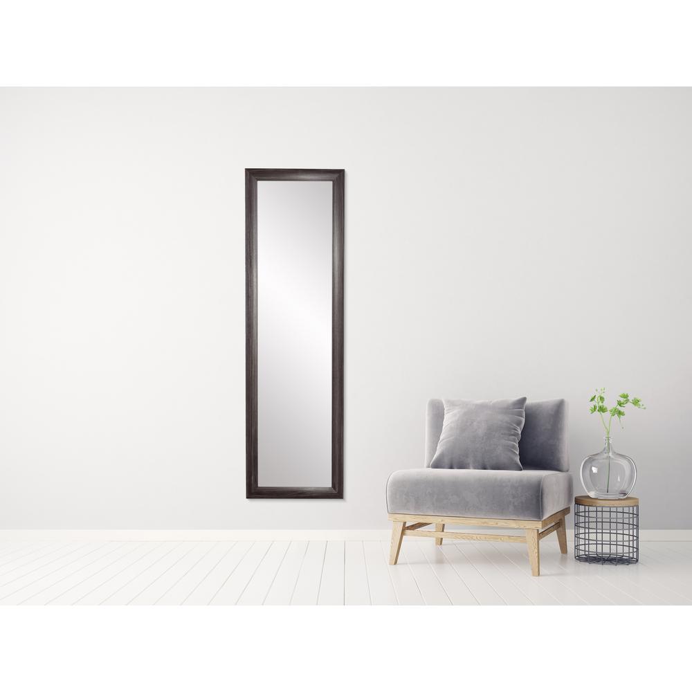 20 5 In X 70 Modern Farmhouse Barnwood Slim Floor Mirror