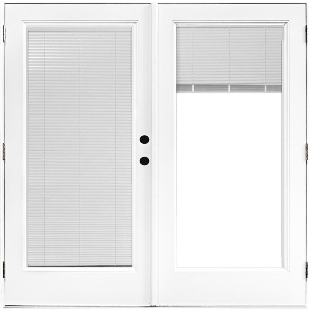 Mp Doors 72 In X 80 In Fiberglass Smooth White Left Hand