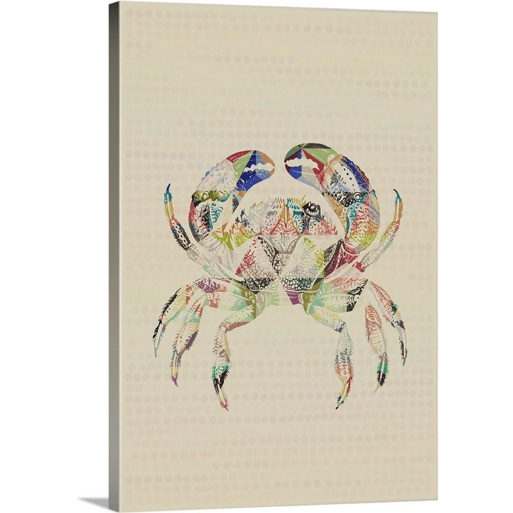 Greatcanvas Geometric Shape Animals Crab By Circle Art Group Greatcanvas Geometric Shape Animals Crab By Circle Art Group Canvas