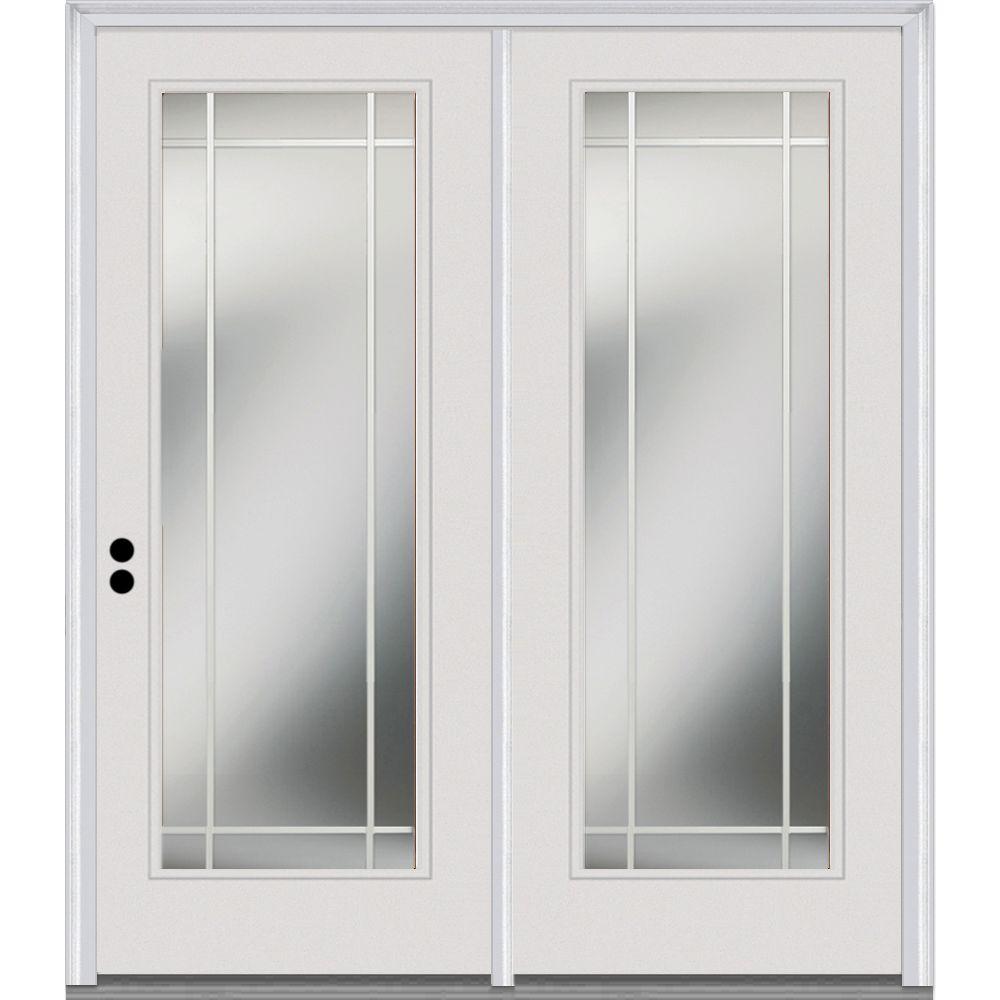 Mmi Door 72 In X 80 Grills Between Glass Primed Fiberglass Mmi Door 72 In X 80 Grills Between Glass Primed Fiberglass Smooth Prehung