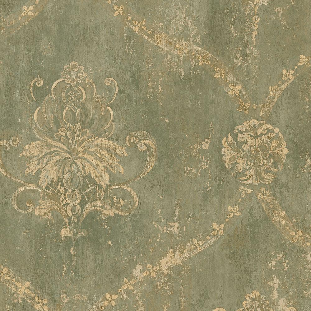 Norwall Regal Damask WallpaperCH22568 The Home Depot