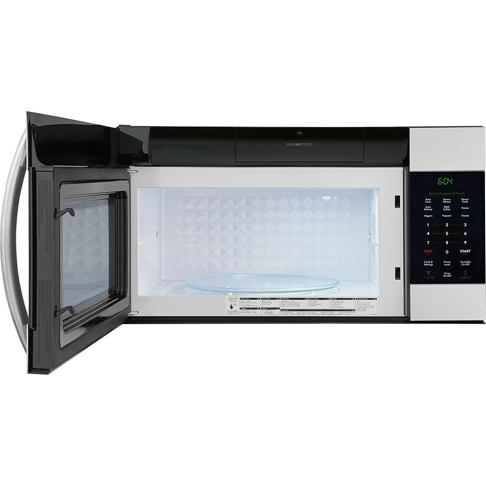 Frigidaire Gallery 1 7 Cu Ft Over The Range Microwave In Smudge Proof Stainless Steel With Sensor Cooking