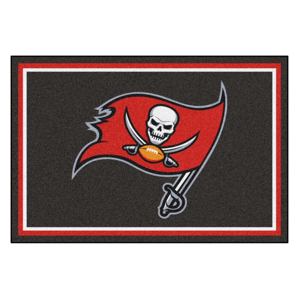 FANMATS Tampa Bay Buccaneers 5 ft. x 8 ft. Area Rug6609 The Home Depot