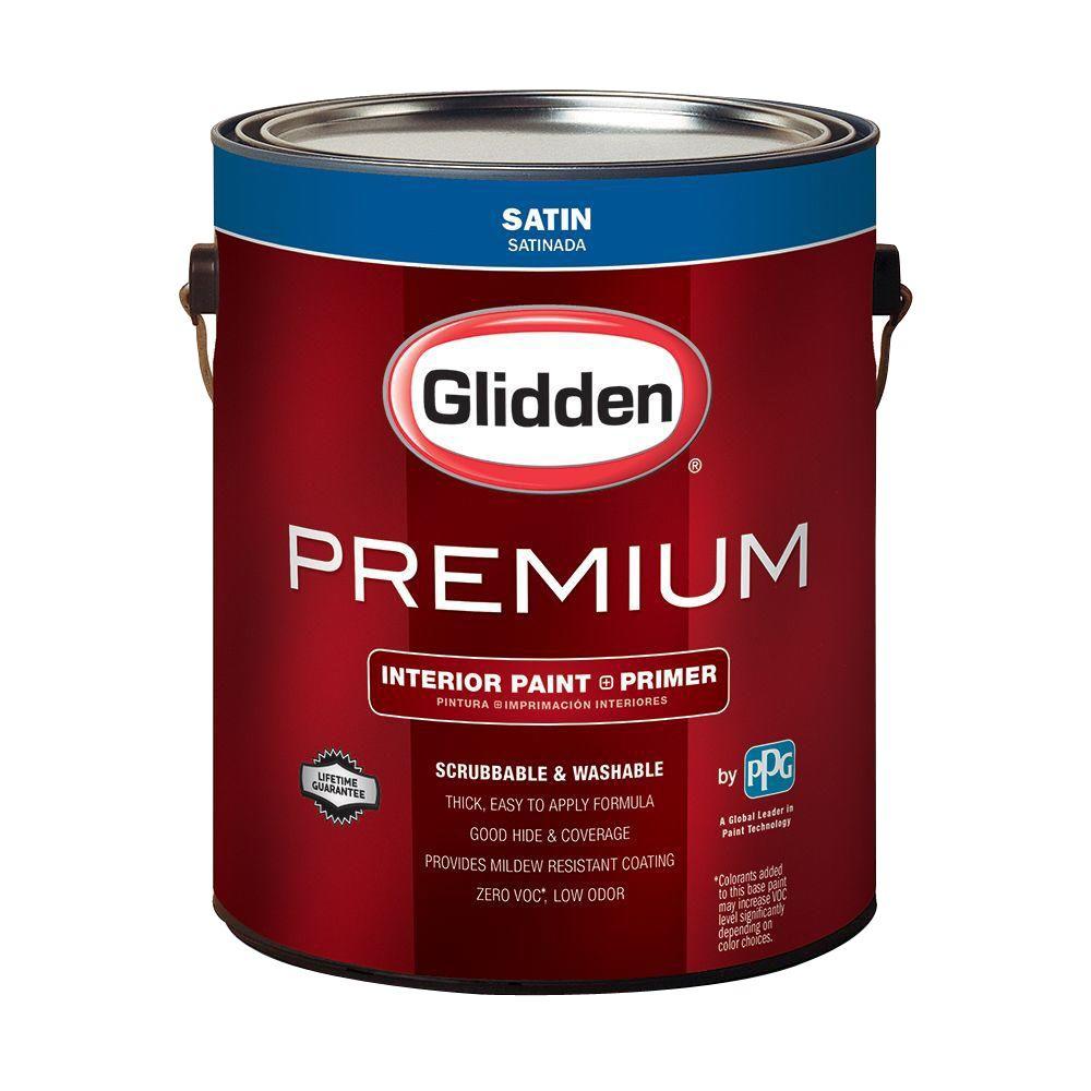 Glidden Premium 1 gal. Base 1 Satin Interior Paint