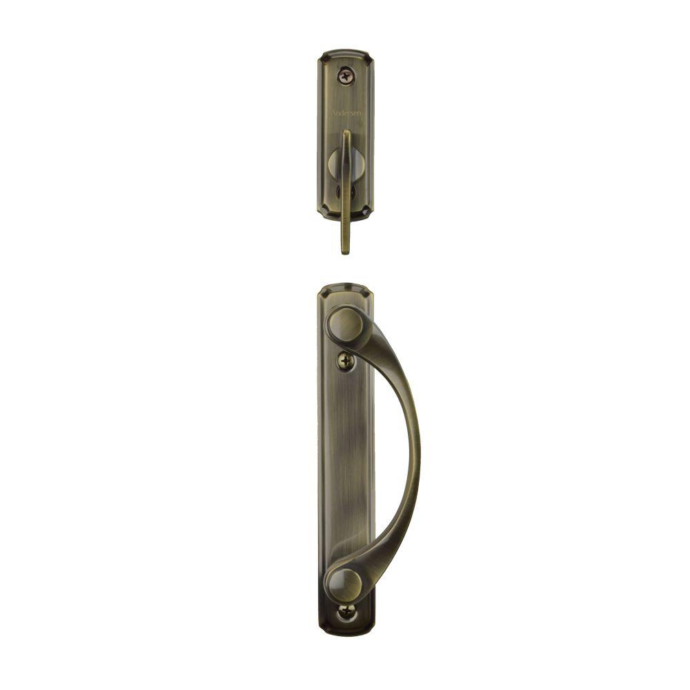 Andersen Newbury 2Panel Gliding Patio Door Hardware Set in Satin Nickel2579435 The Home Depot