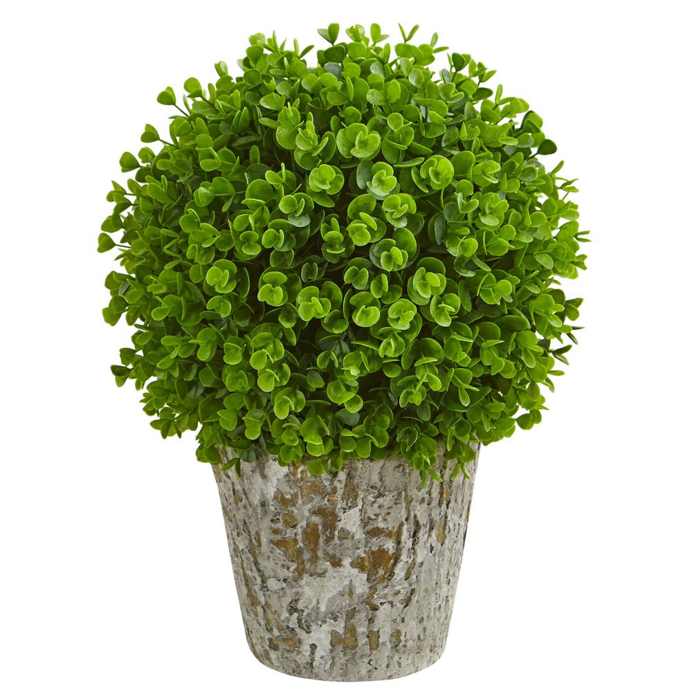 Nearly Natural Indoor Eucalyptus Artificial Ball in