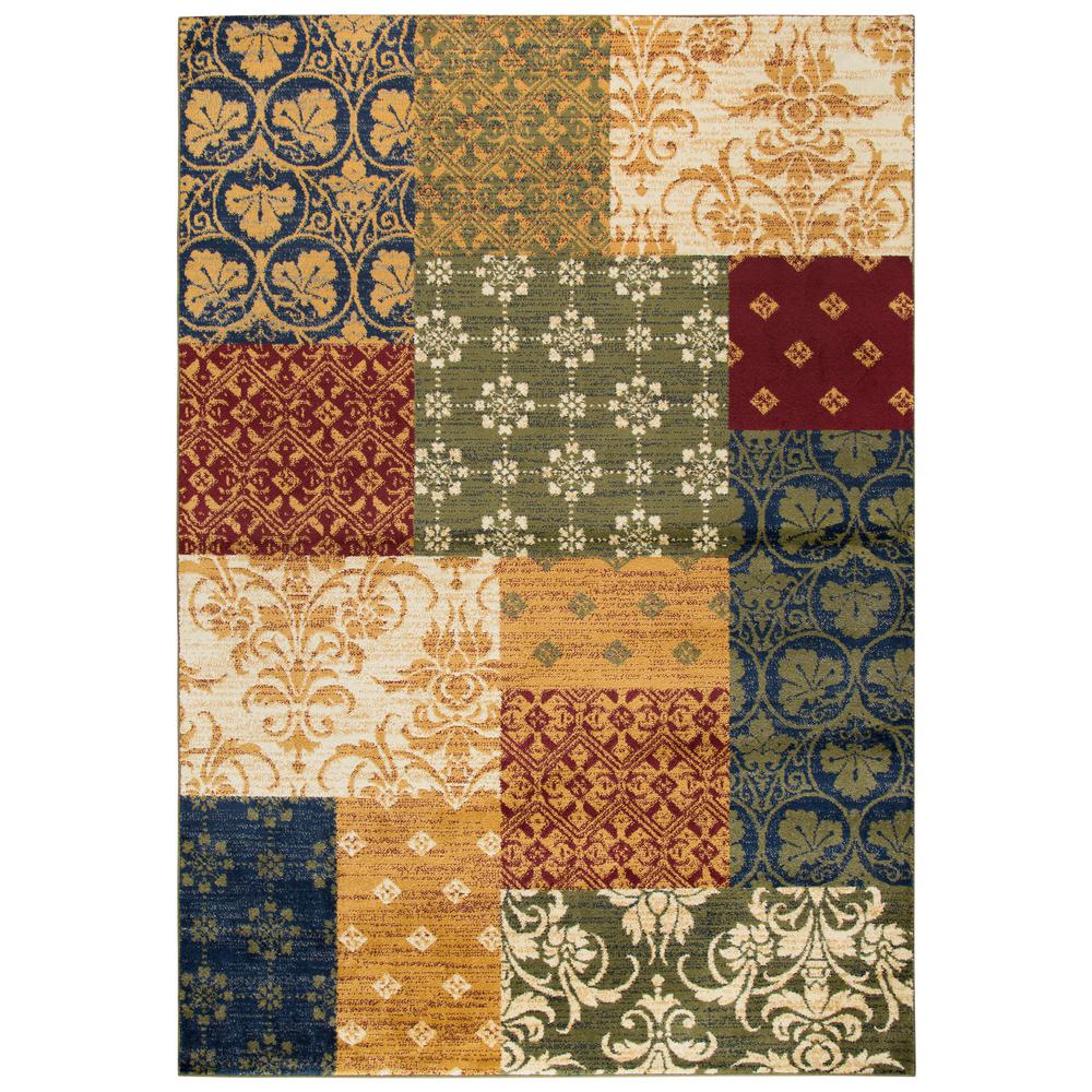Rizzy Home Xceed Multicolor 8 Ft X 10 Rectangle Area Rug