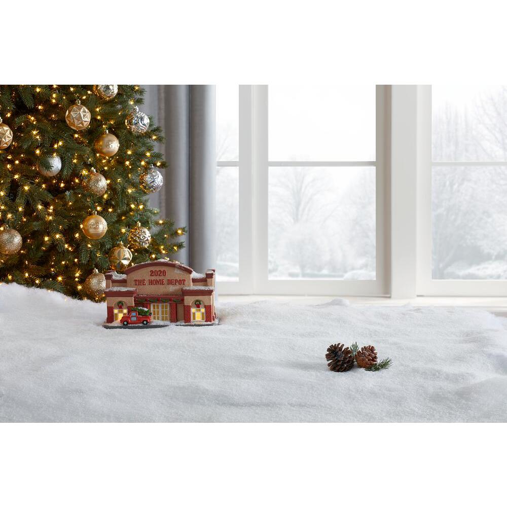 Indoor or outoor use grotto christmas scene snow Fake snow blanket 5mt roll