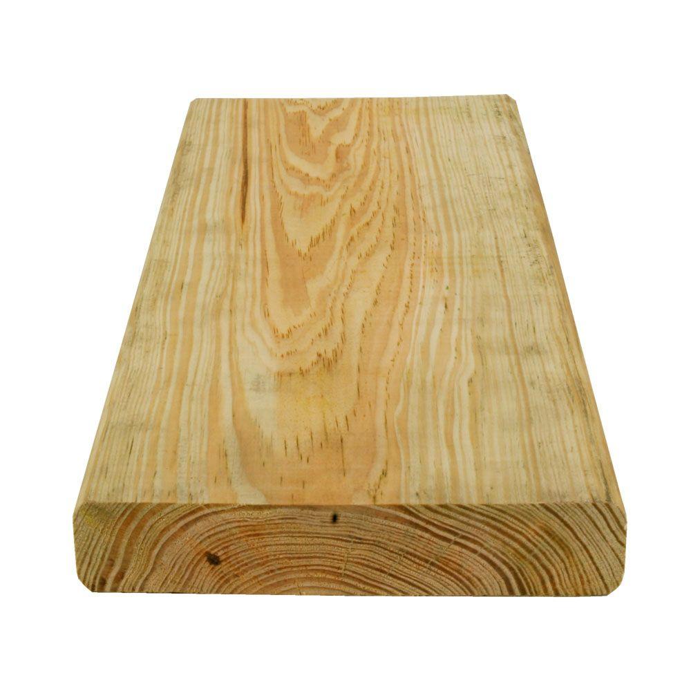 2 In X 6 In X 12 Ft Radius Edge Decking Pressure Treated Lumber 