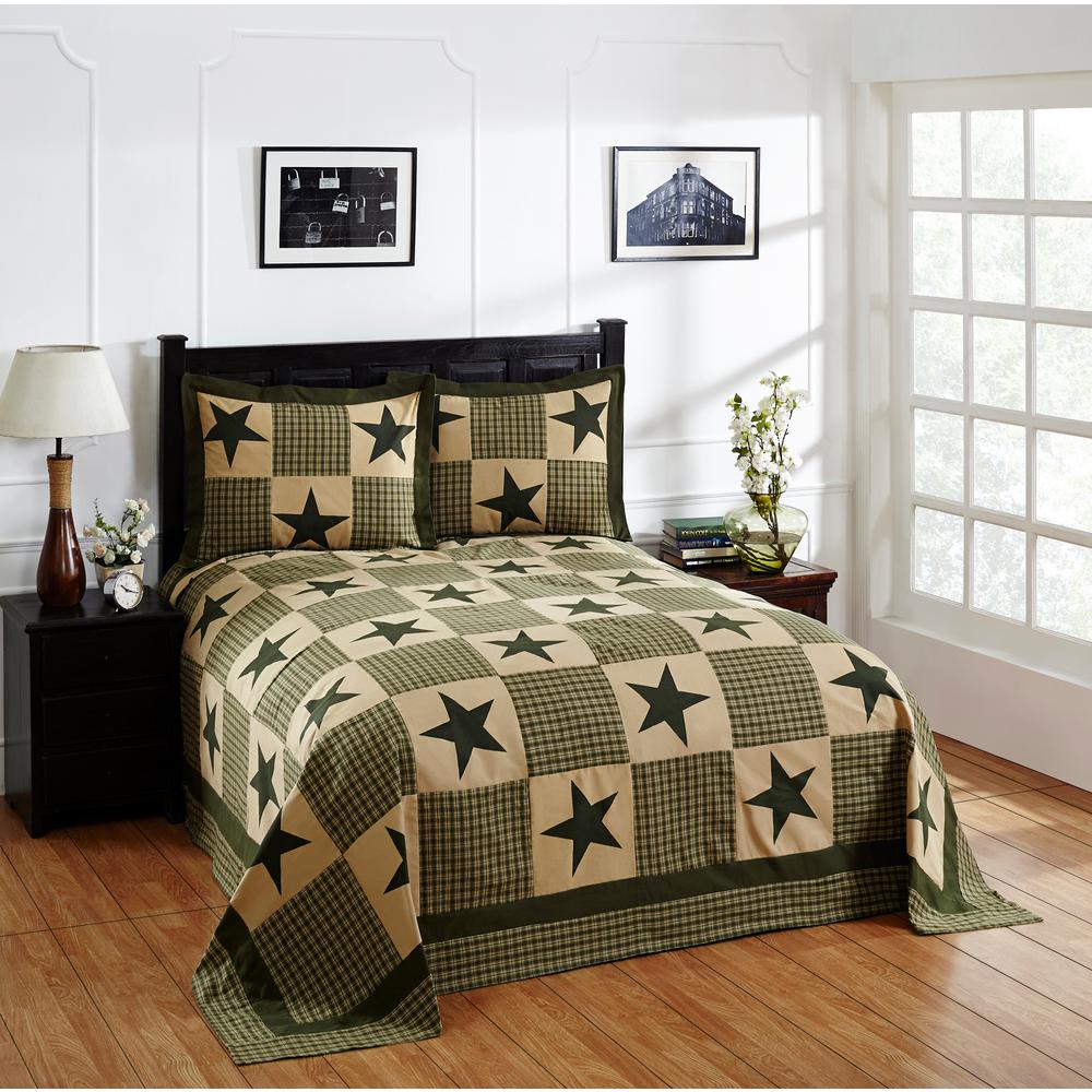 Better Trends Star Collection Green Gold Full Double 100 Cotton Patchwork Bedspread Set Ss Bsstdogrgo The Home Depot - Gold Bedspread Queen Size Better Trends Star Collection Green Gold Full Double 100 Cotton Patchwork Bedspread Set Ss Bsstdogrgo The Home Depot - Gold Bedspread Queen Size