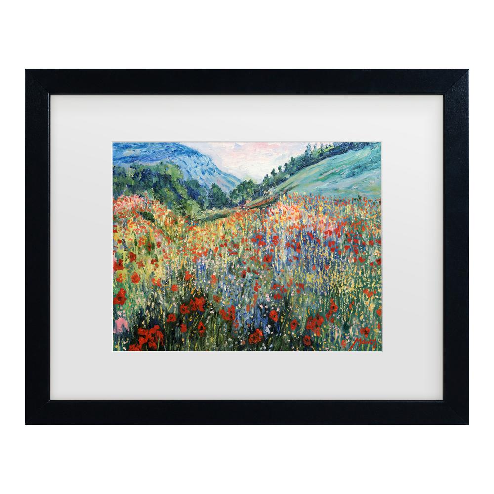 Trademark Fine Art Field of Wild Flowers by Masters Fine Art 18 in. x ...