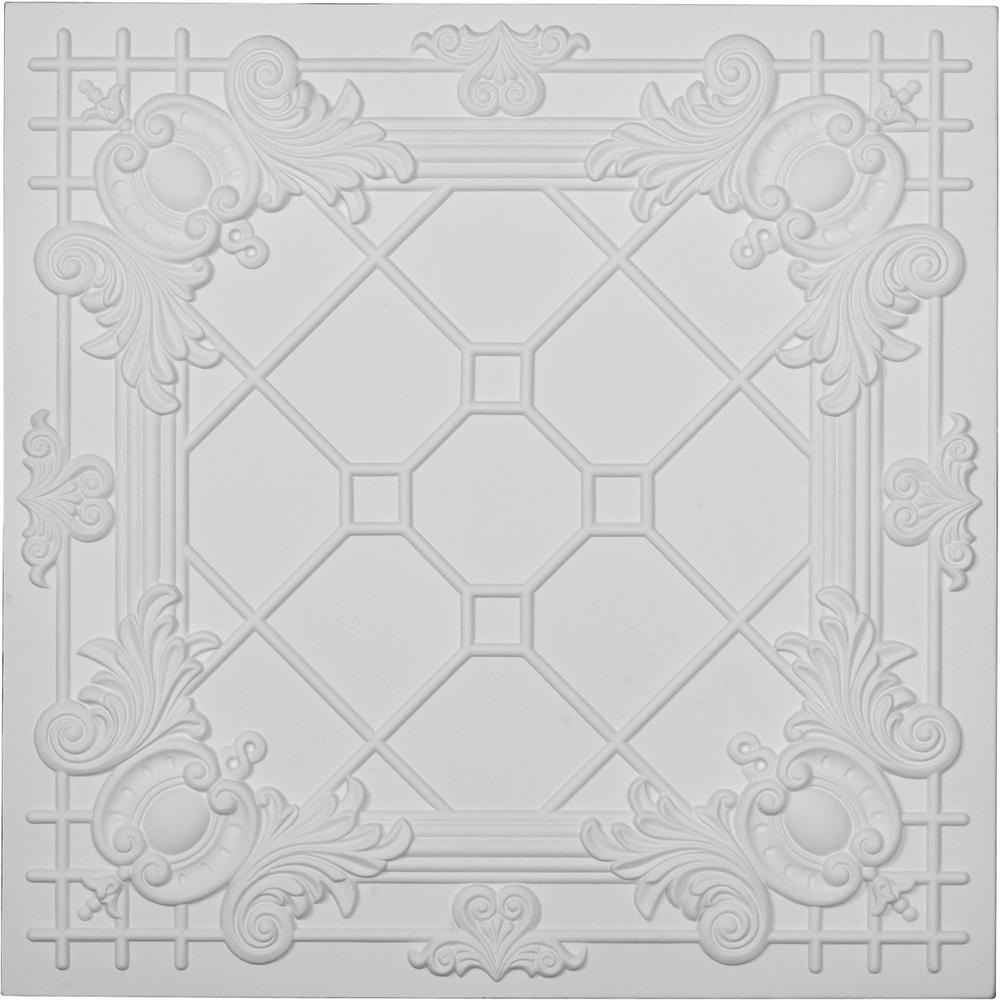 A La Maison Ceilings Perceptions 1.6 ft. x 1.6 ft. Foam Glueup Ceiling