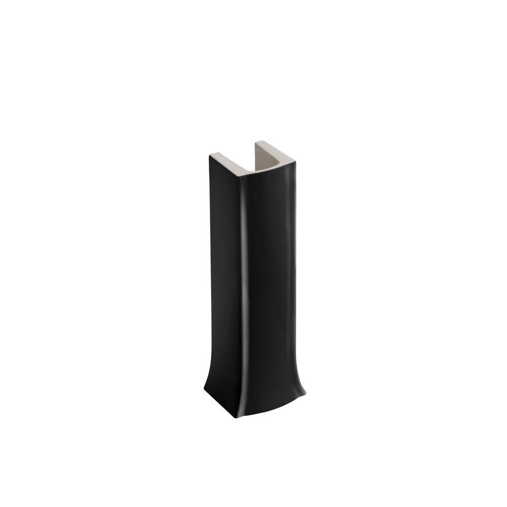 Kohler Archer Pedestal Sink *LEG only*, Black