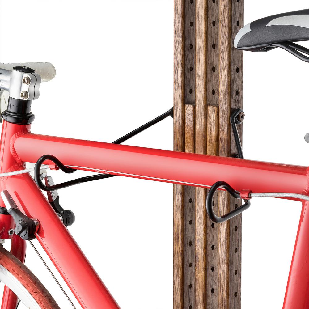 wooden rear bike rack
