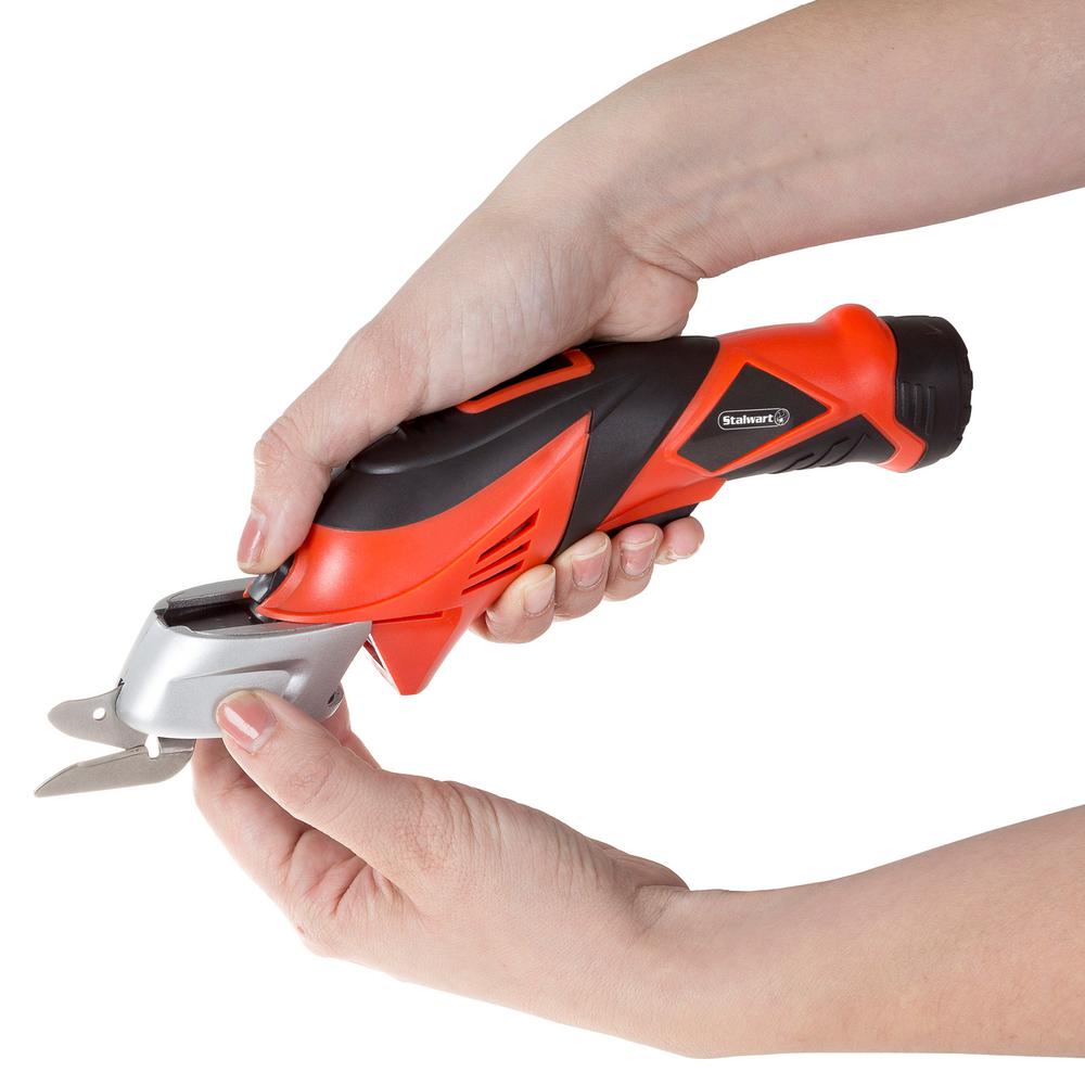 Stalwart 1 25 In Cordless Power Scissors M550103 The Home Depot