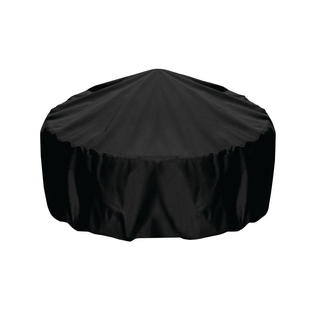 Two Dogs Designs 36 In Fire Pit Cover In Black 2d Fp36001 The