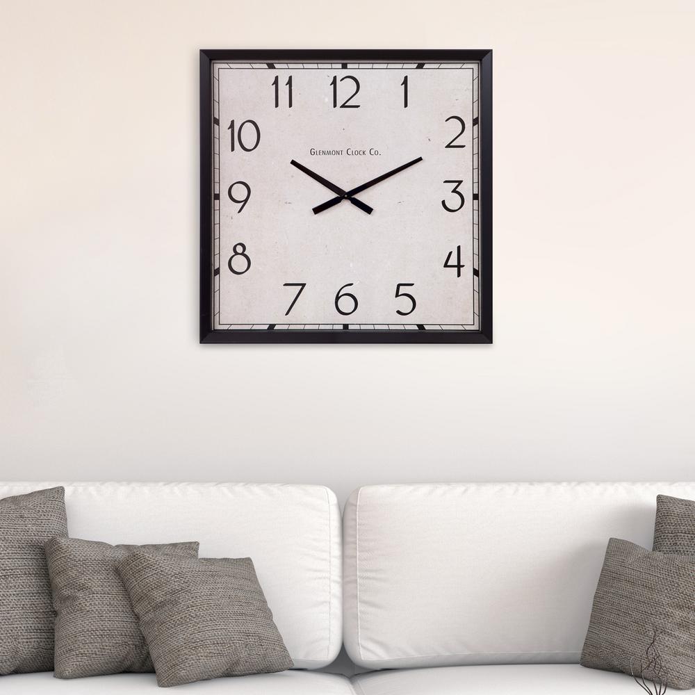 Pinnacle Modern Square Black Wall Clock 1503 6106low The Home Depot - Square Wall Clock Images Pinnacle Modern Square Black Wall Clock 1503 6106low The Home Depot - Square Wall Clock Images