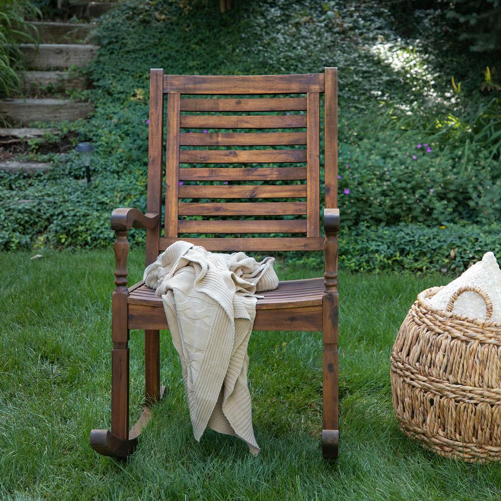 Walker edison rocking discount chair