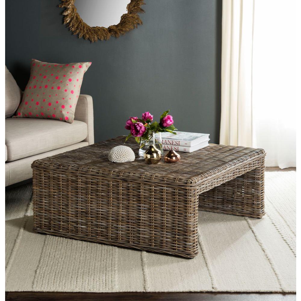 Coffee Tables Rattan Wicker 18 Jobs Safavieh Persis Natural Coffee Table