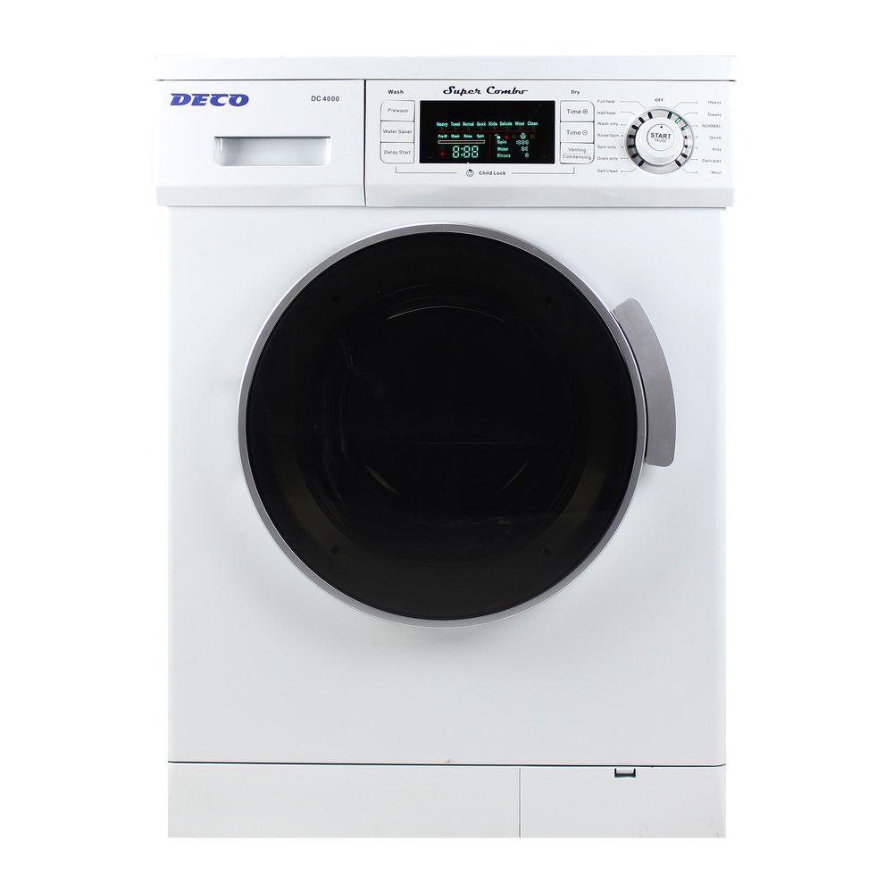 Deco AllinOne Compact Combo Washer and Electric Dryer with Optional Condensing/Venting Dry in