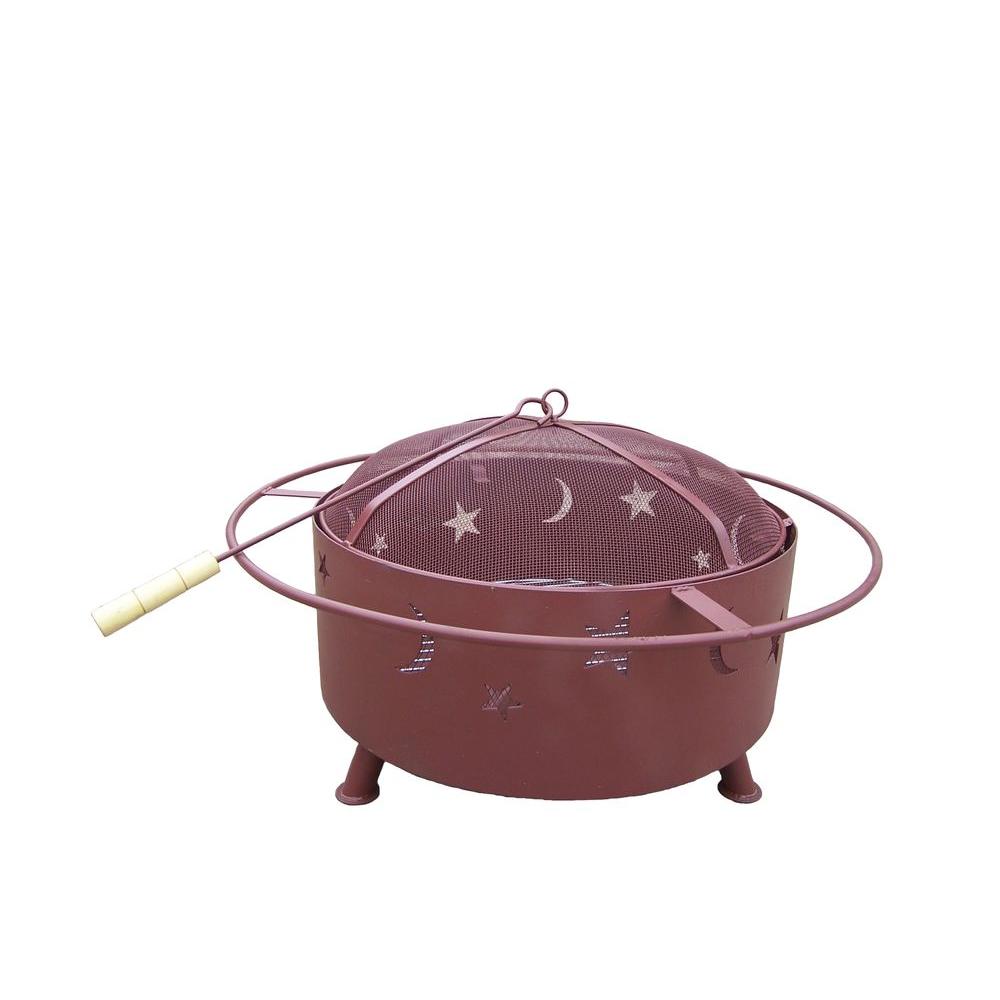 Oakland Living Star and Moon Patio Fire Pit5098RD The Home Depot