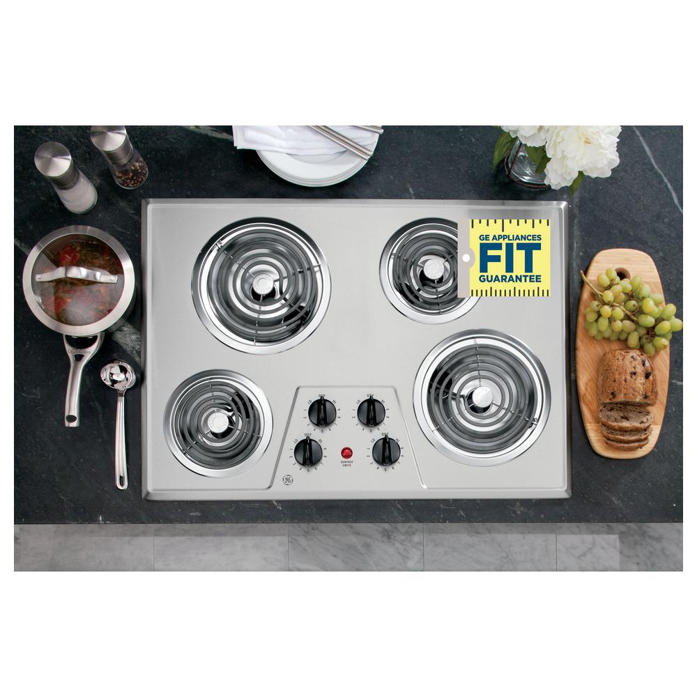 KitchenAid 30 in. Ceramic Glass Electric Cooktop in Stainless Steel