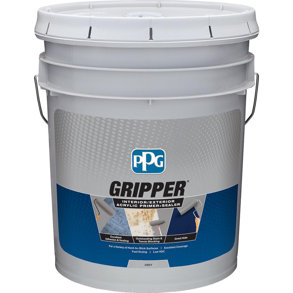 PPG 5 gal. Grey Interior/Exterior Acrylic Primer Sealer1800010005