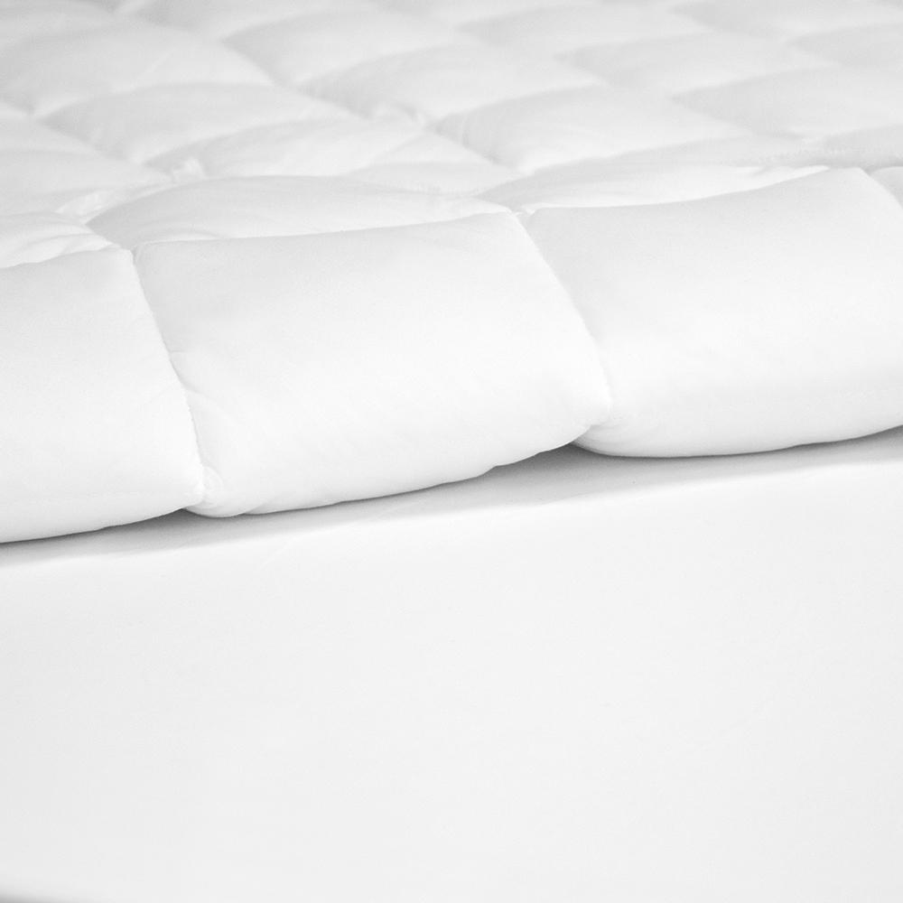BioPEDIC ZipnClean Cotton Queen Mattress Pad Encasement 17199 The