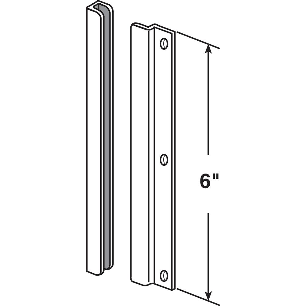 Hands On 6 In Gray In Swinging Latch Guard U 9511 The Home Depot
