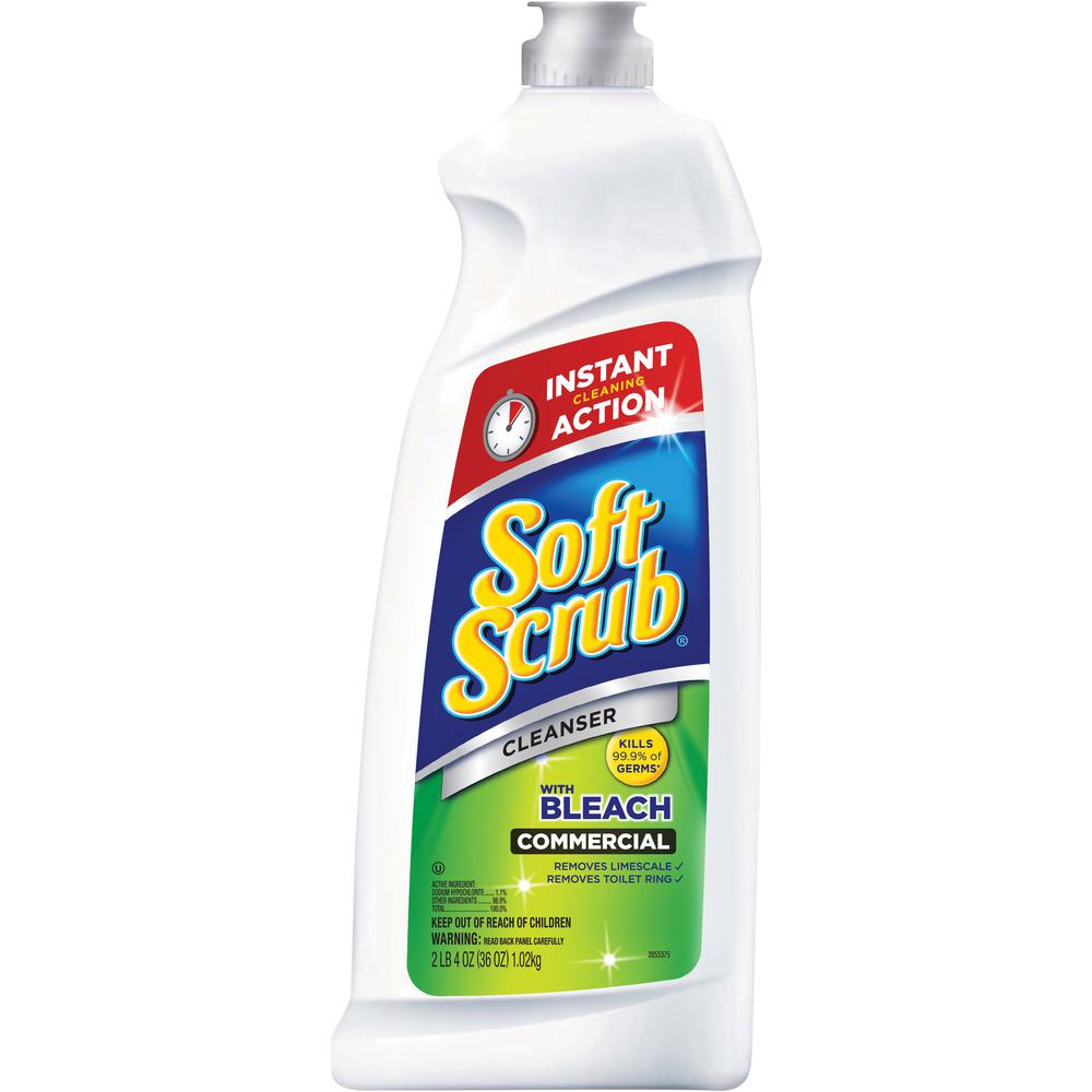 Soft Scrub 36 Oz Cleanser With Bleach 2340015519 The Home Depot Soft Scrub 36 Oz Cleanser With Bleach