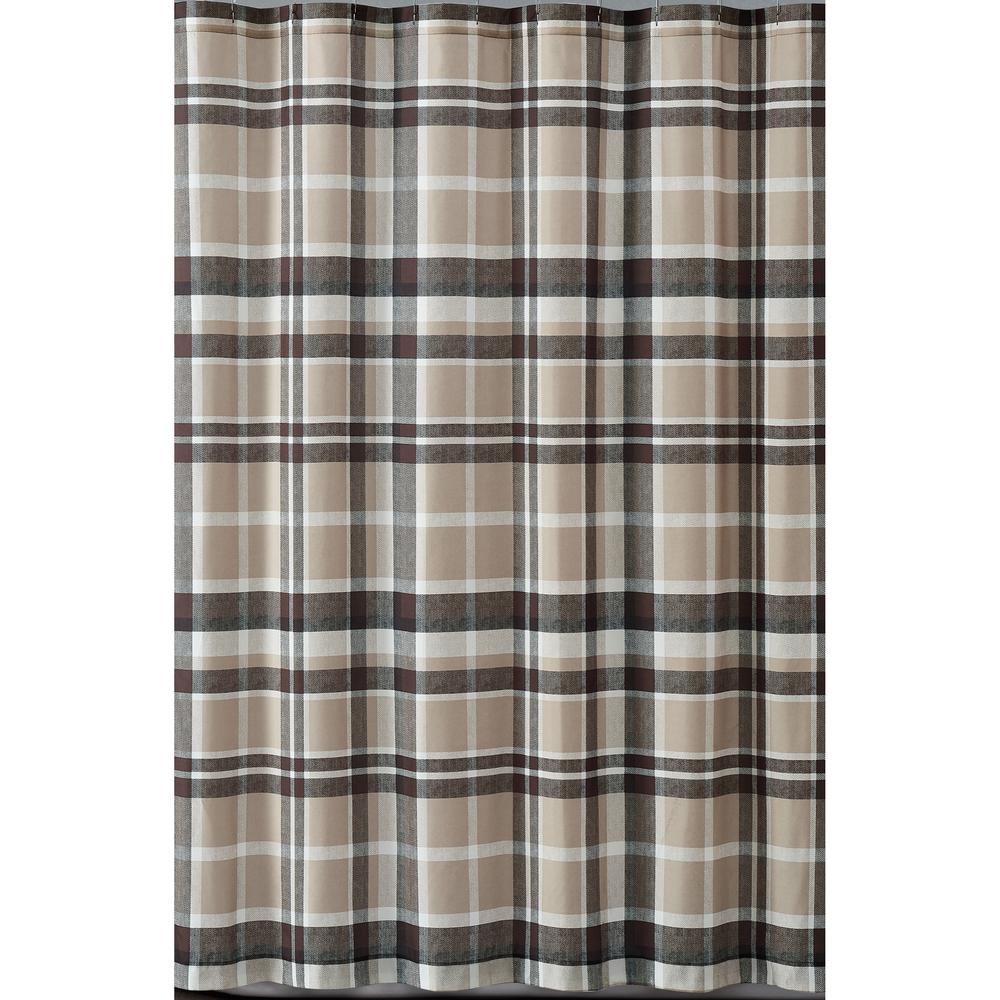 72 x 72 Inches Wencal Fall Buffalo Check Plaid Stripes Chevron Polka Dot Pumpkins Shower Curtain Farmhouse Thanksgiving Bathroom Decor with Hooks
