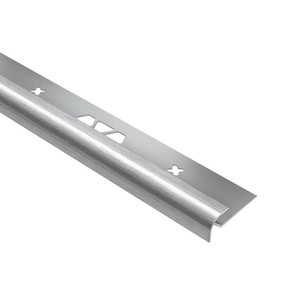 Schluter Vinpro-RO Brushed Chrome Anodized Aluminum 3/16 in. x 8 ft. 2 ...