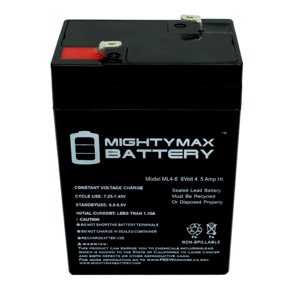 6 volt 4.5 ah battery charger for ride on toys